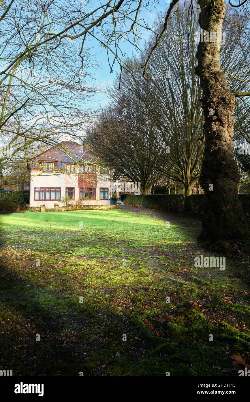 Morrison House, Wolfson college, university of Cambridge, England Stock