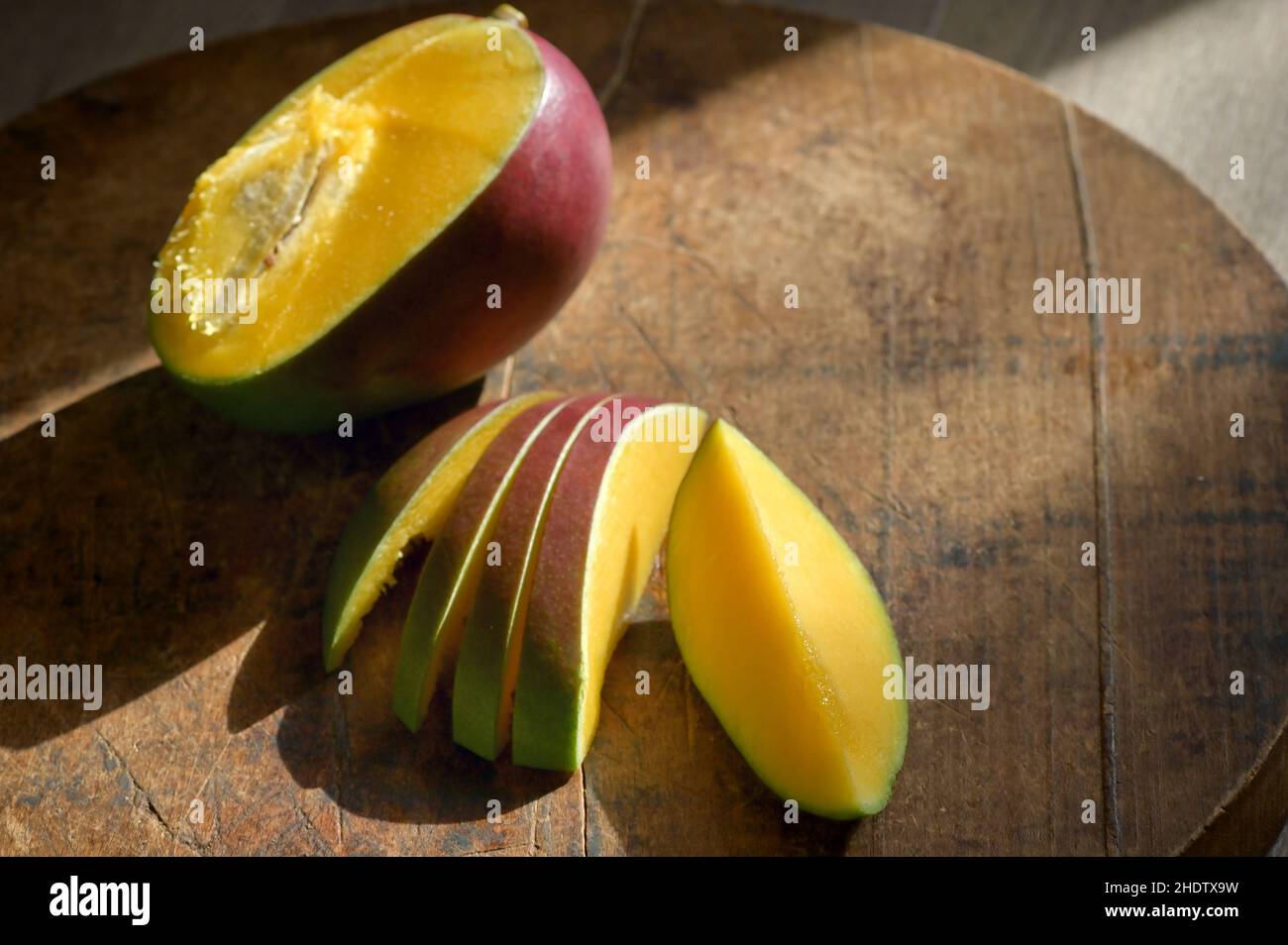 mango, mango slice, mango slices Stock Photo Alamy