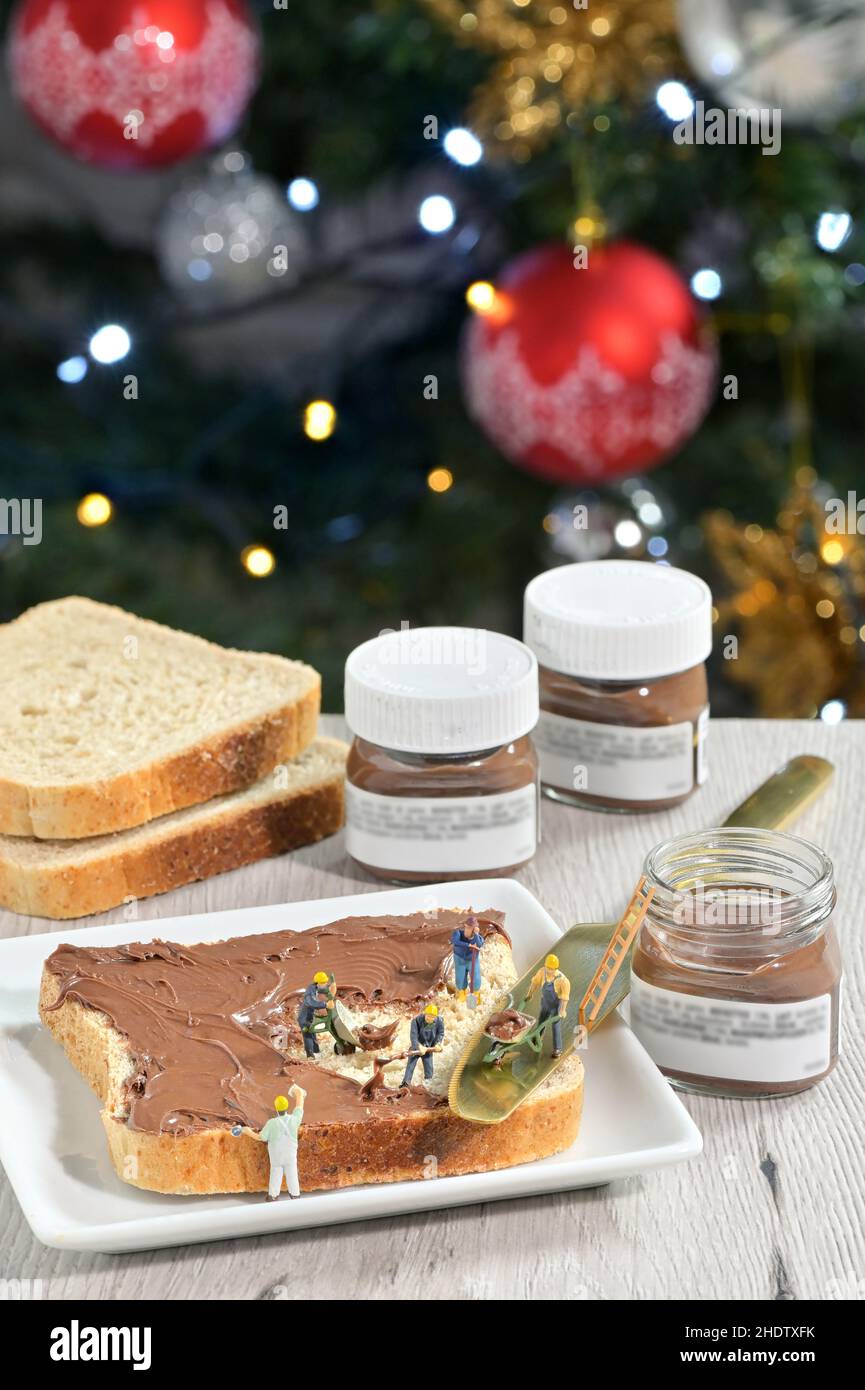spreads, Chocolate spread, spread Stock Photo Alamy