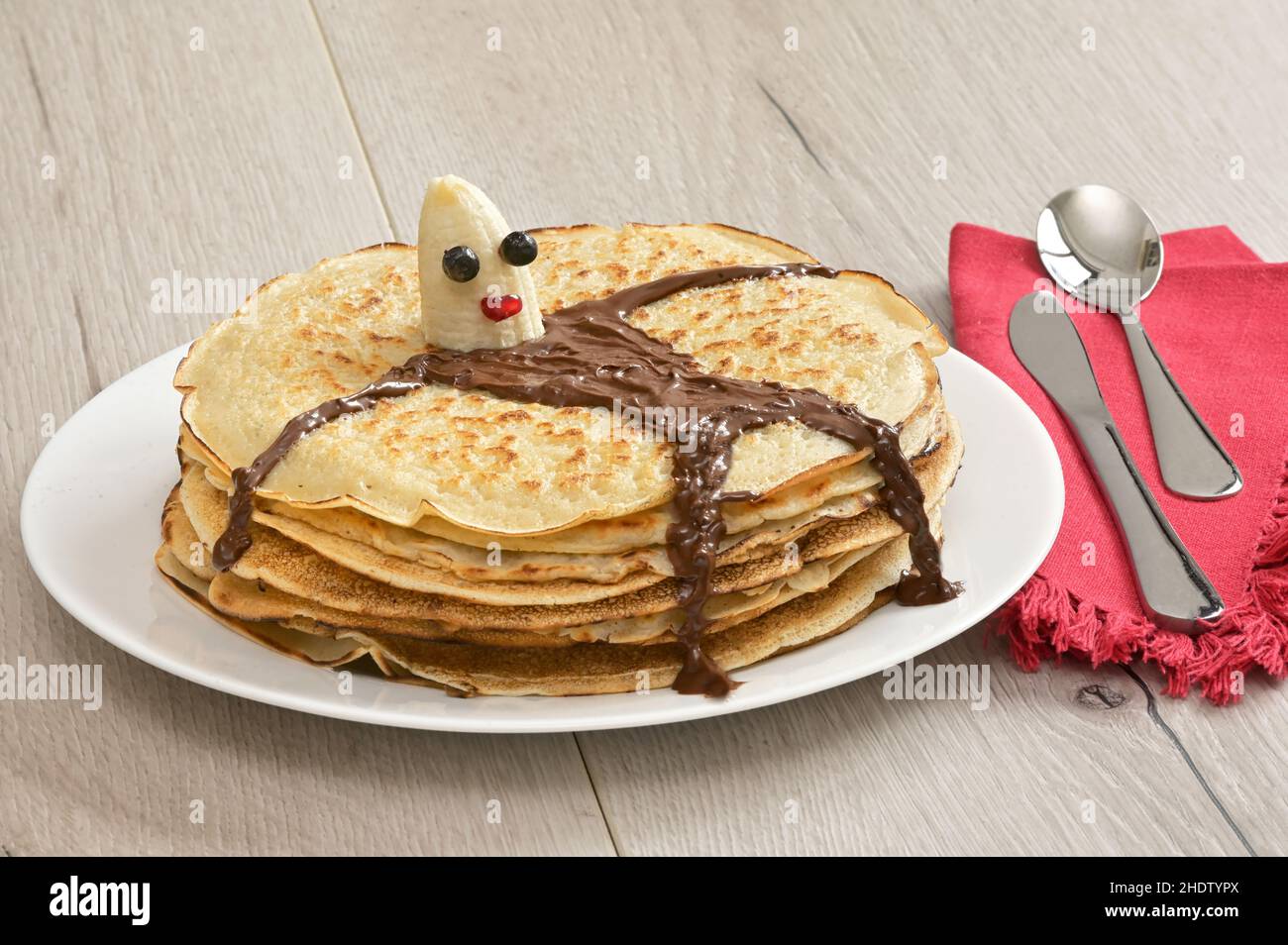breakfast, pancakes, breakfasts, pancake Stock Photo