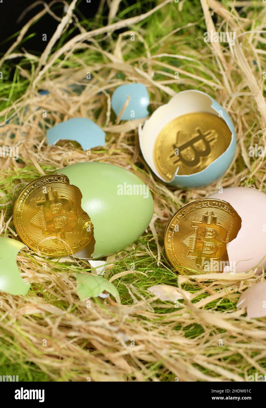 Bitcoin easter egg hi-res stock photography and images - Alamy