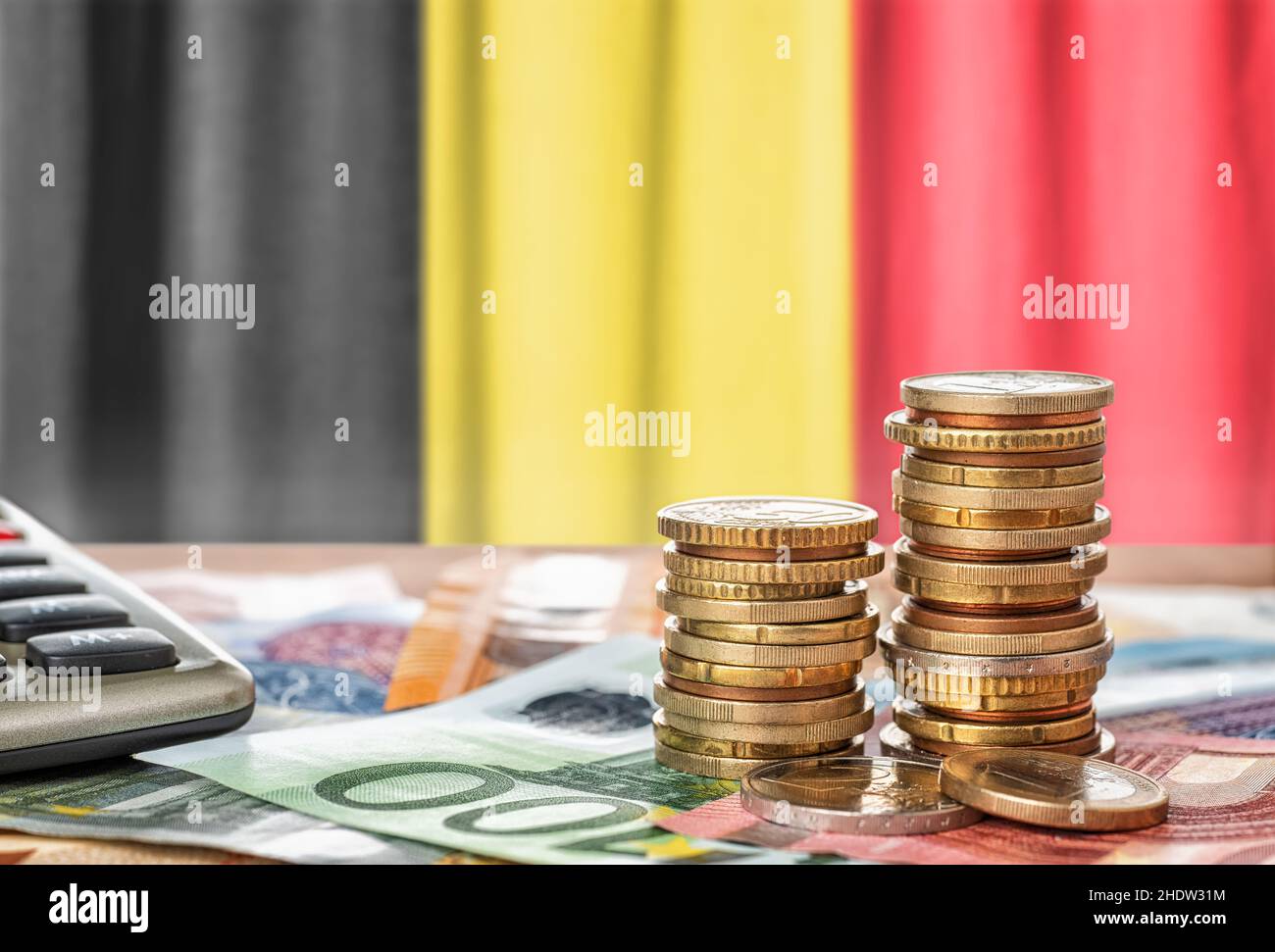 finance, euro, belgium, finances, belgian Stock Photo