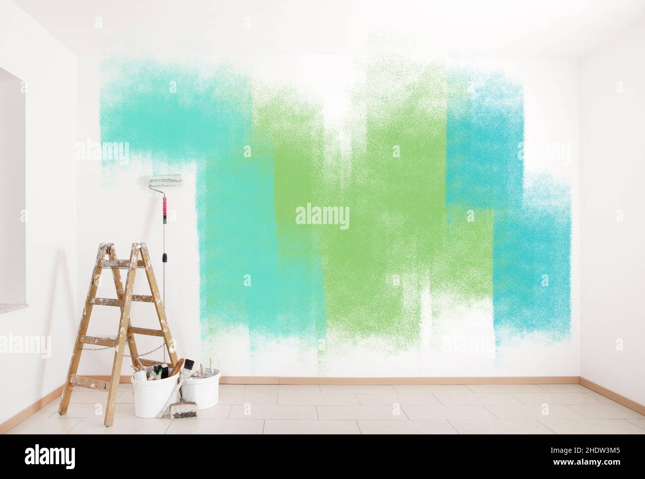 delete, painting, wall paint, deletes, drawing, wall paints Stock Photo
