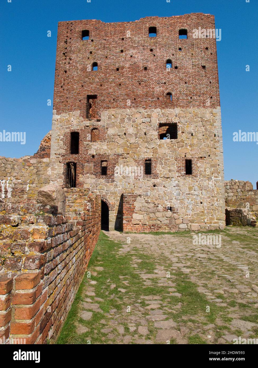 ruins, bornholm, hammershus, ruin, bornholms Stock Photo Alamy