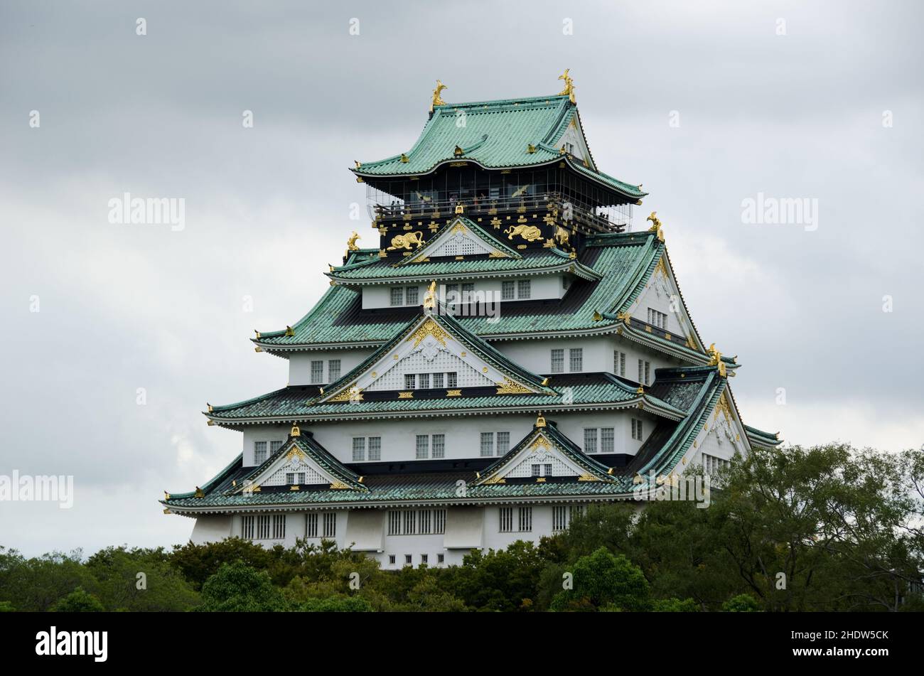 osaka, japan, osaka castle, osakas, japanese Stock Photo