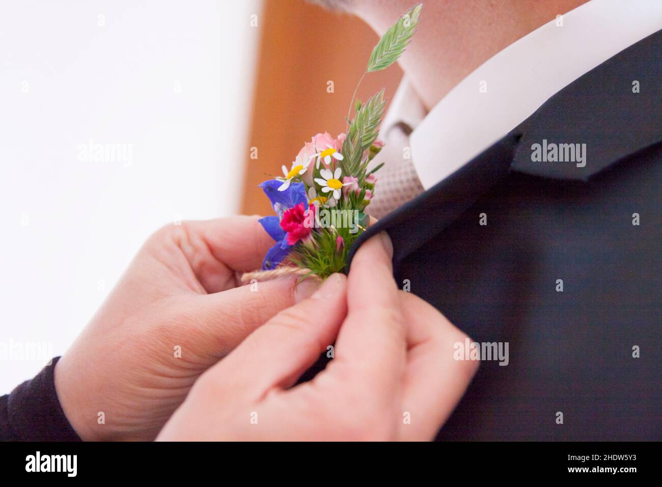 boutonnière, boutonniere, buttonhole Stock Photo Alamy