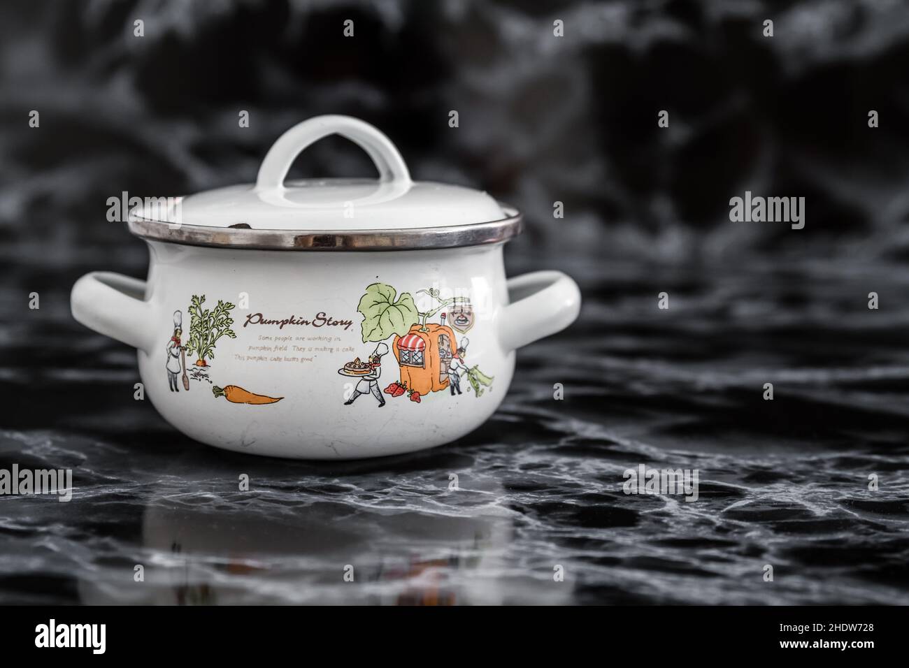 painting, pot, enamel, drawing, pots, enamels Stock Photo Alamy