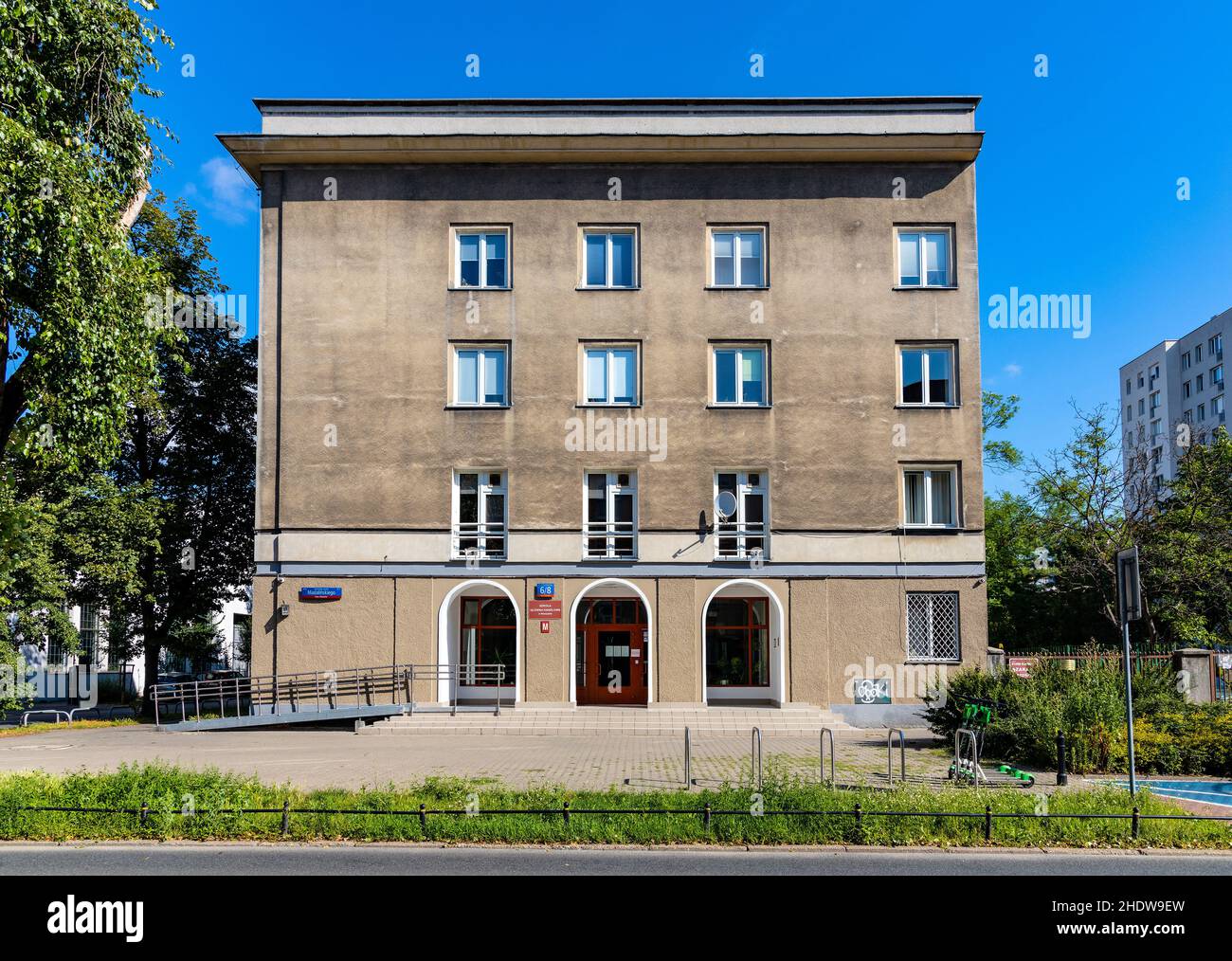 Warsaw, Poland July 11, 2021 Historic Warsaw School of Economics SGH