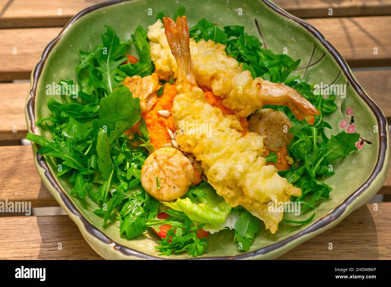 seafood, fried, shrimp tail, seafoods, frieds Stock Photo Alamy