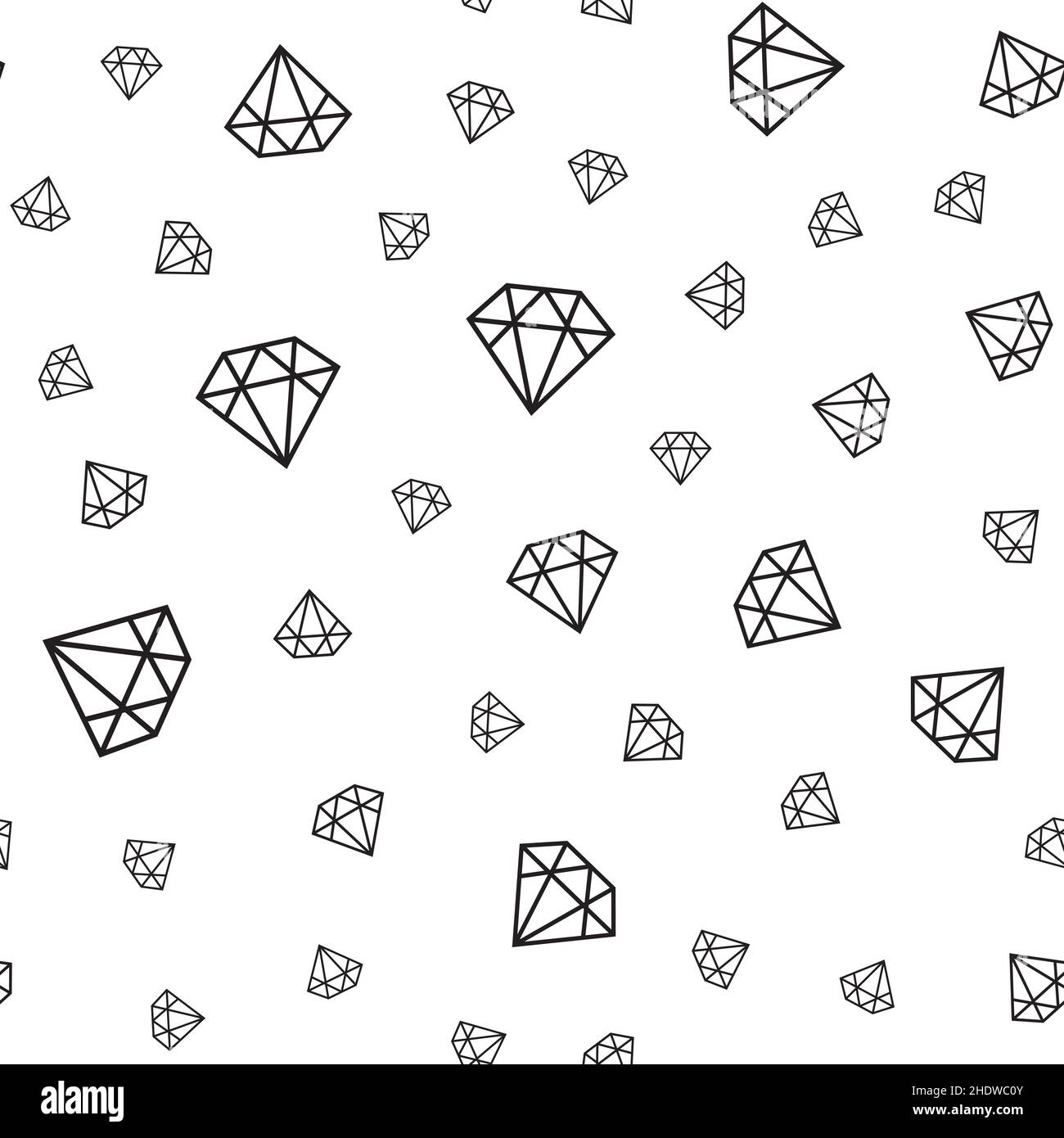 Vertical 2D illustration of a seamless diamond shape wallpaper Stock Photo  - Alamy