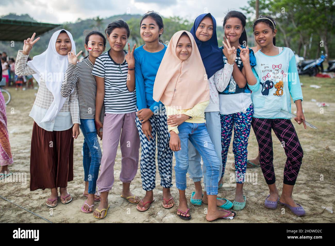 Happy indonesian children hi-res stock photography and images - Alamy