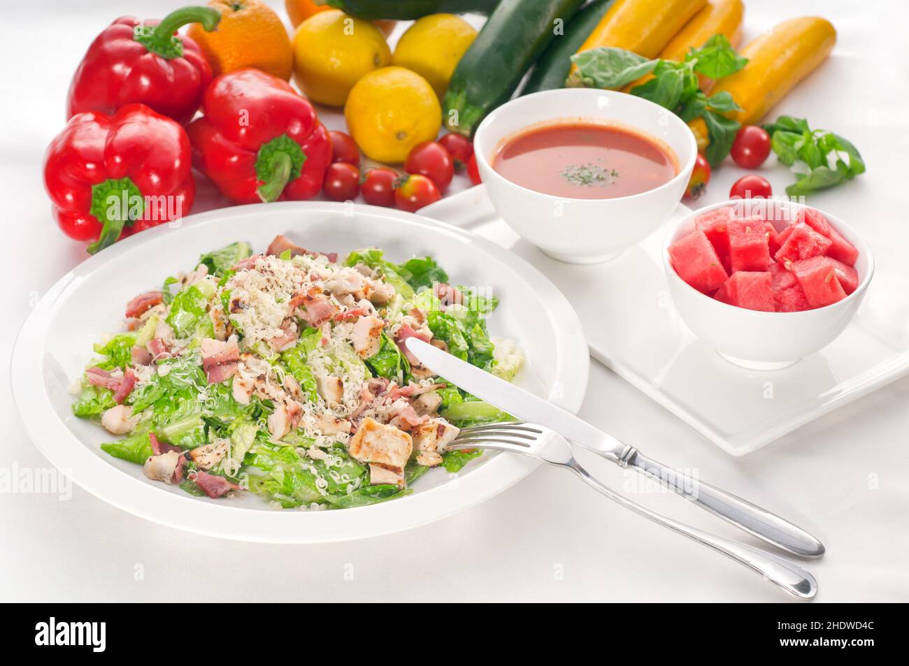 salad, caesar salad, chicken salad, low fat, salads, caesar salads