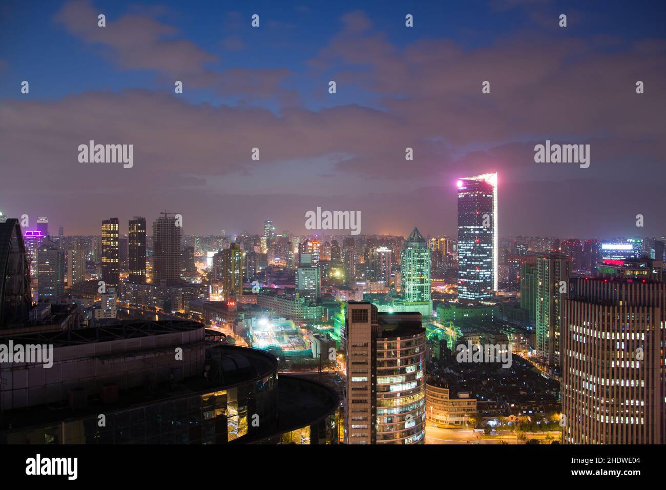 skyscraper, metropolis, shanghai, skyscrapers, shanghais Stock Photo