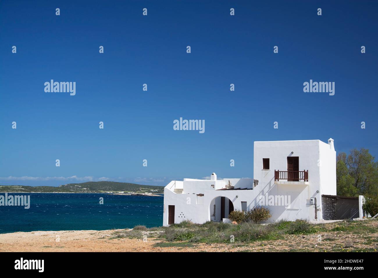 house, harbor city, naoussa, houses, harbor cities, naoussas Stock