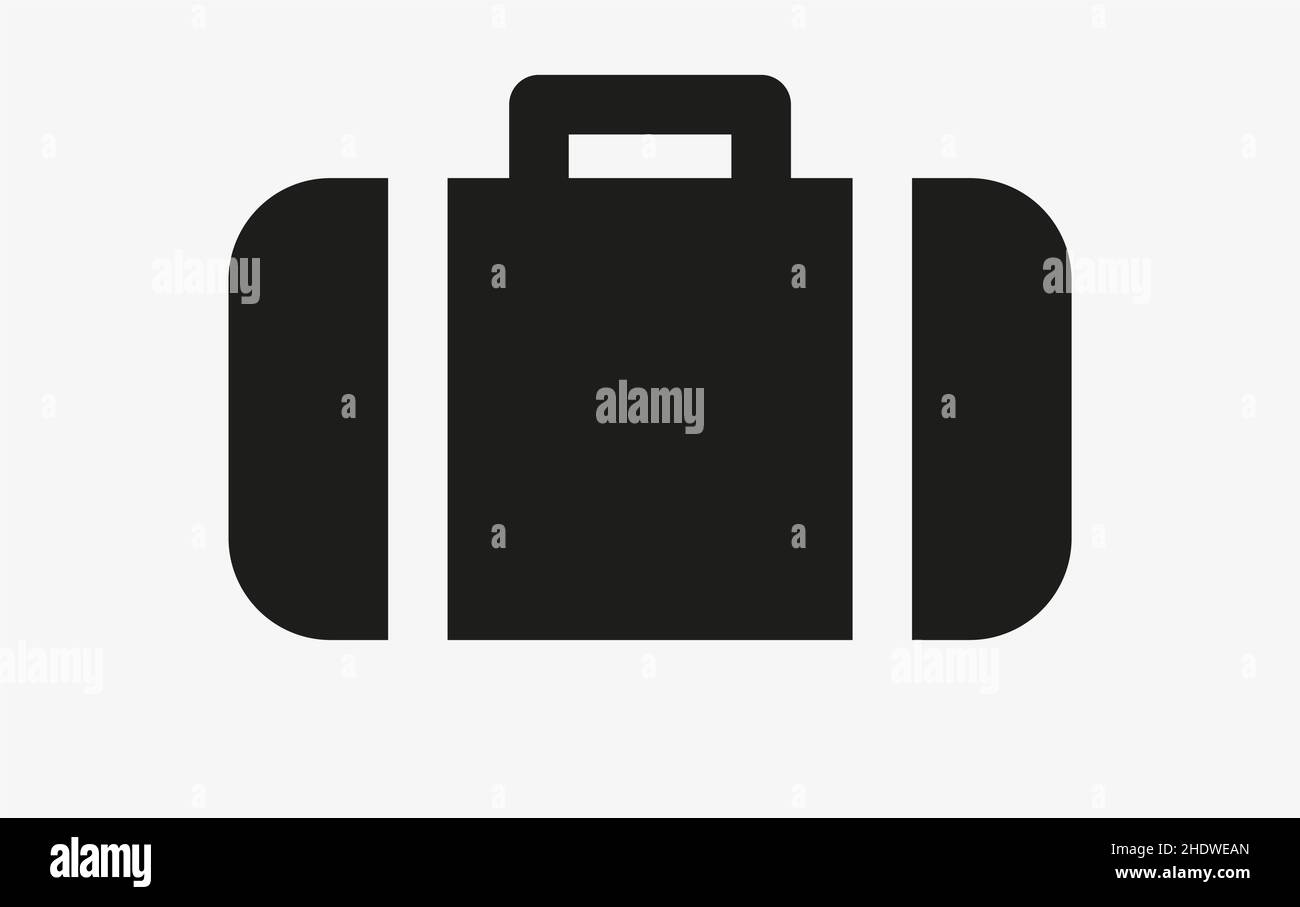 Luggage vector icon isolated on white background Stock Vector Image ...