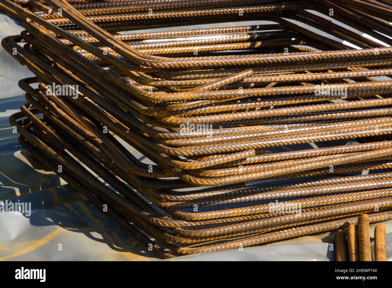 rebar, steel grid, rebars, grid, steel grids Stock Photo Alamy