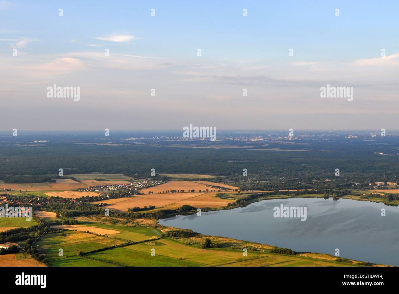 aerial view, brandenburg, aerial photographs, aerial views, brandenburgs Stock Photo