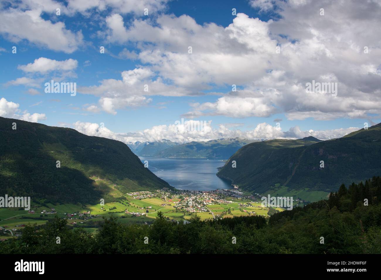 sogn og fjordane, vik Stock Photo