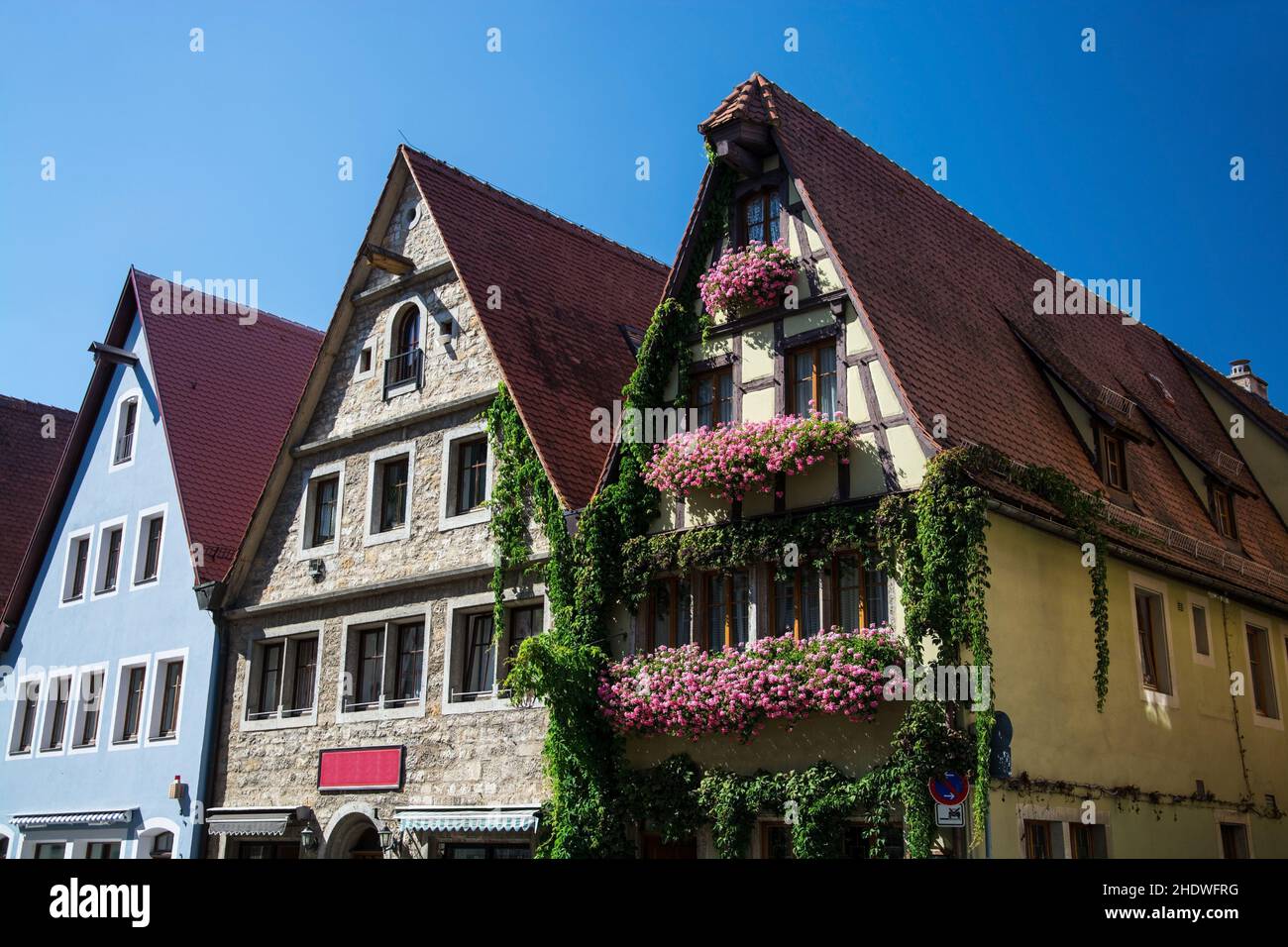 house, old town, rothenburg ob der tauber, houses, old towns
