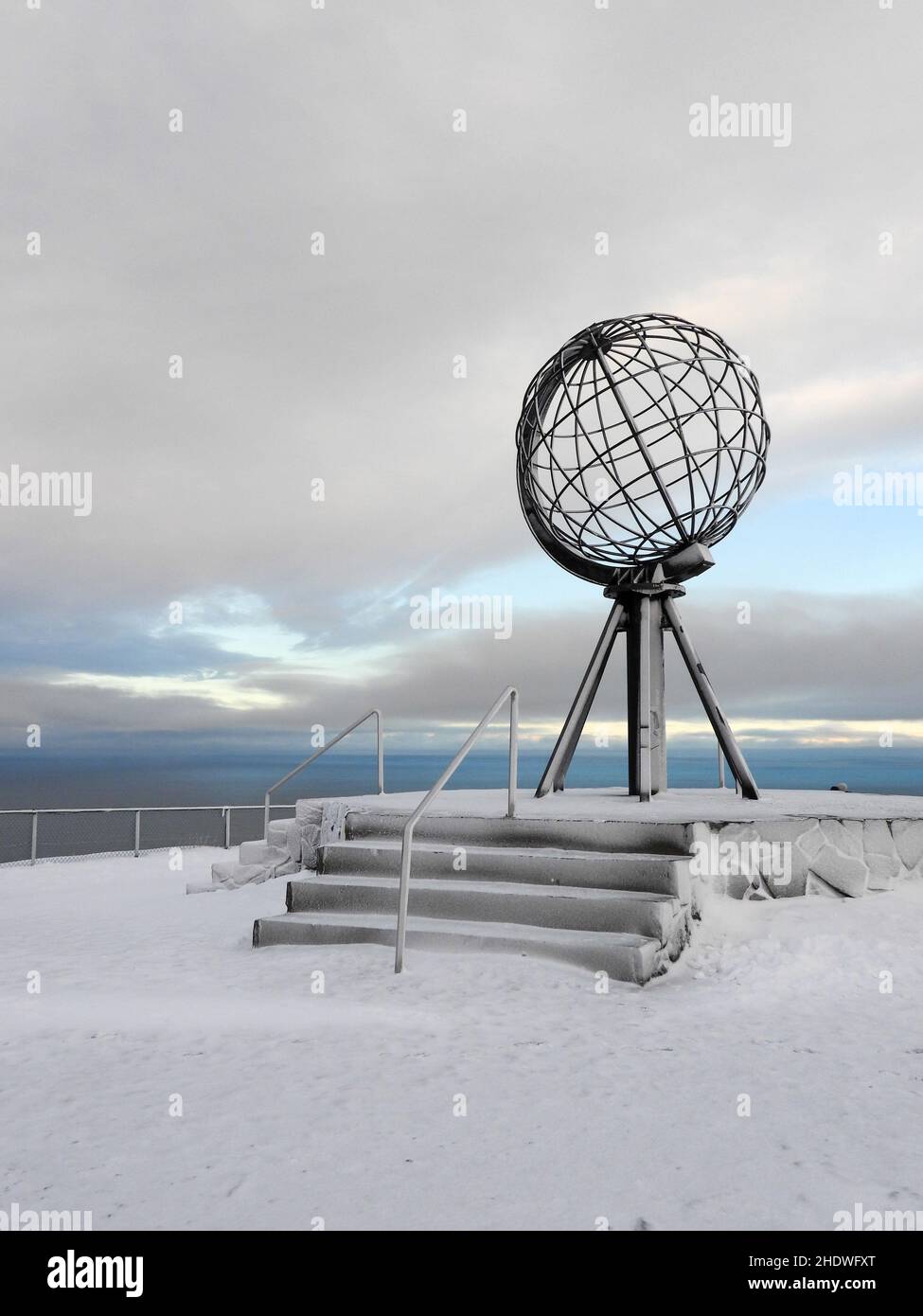 north cape, globe, north capes Stock Photo