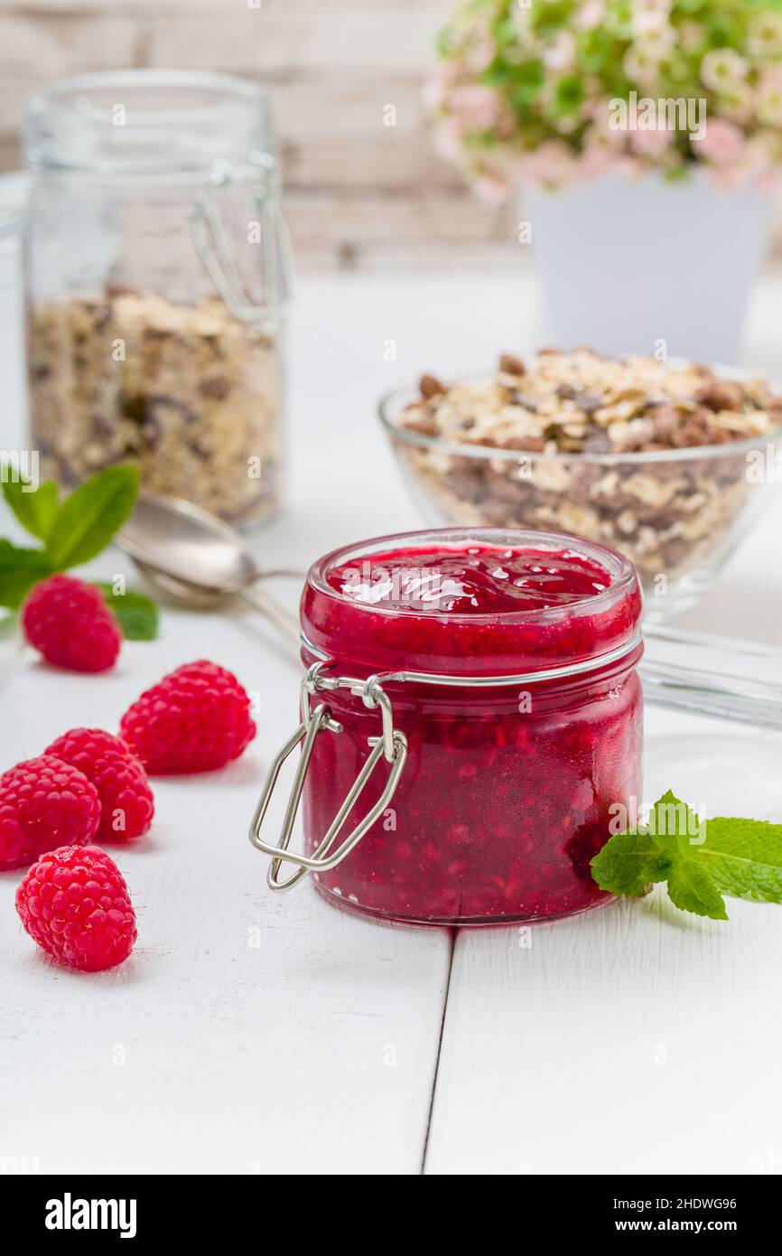 breakfast, marmalade, cereal, breakfasts, marmalades, cereals Stock