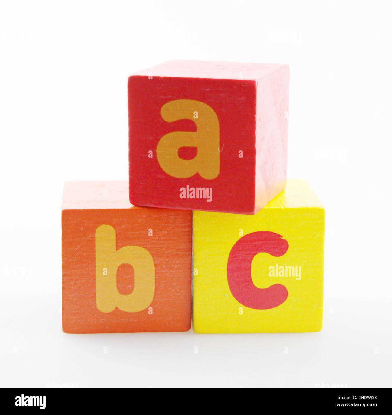 Children stacking alphabet blocks hi-res stock photography and images ...
