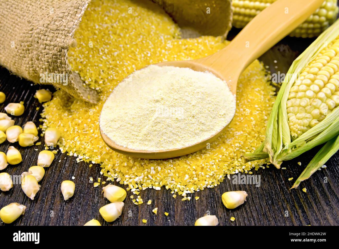 maize meal, cornmeals Stock Photo Alamy