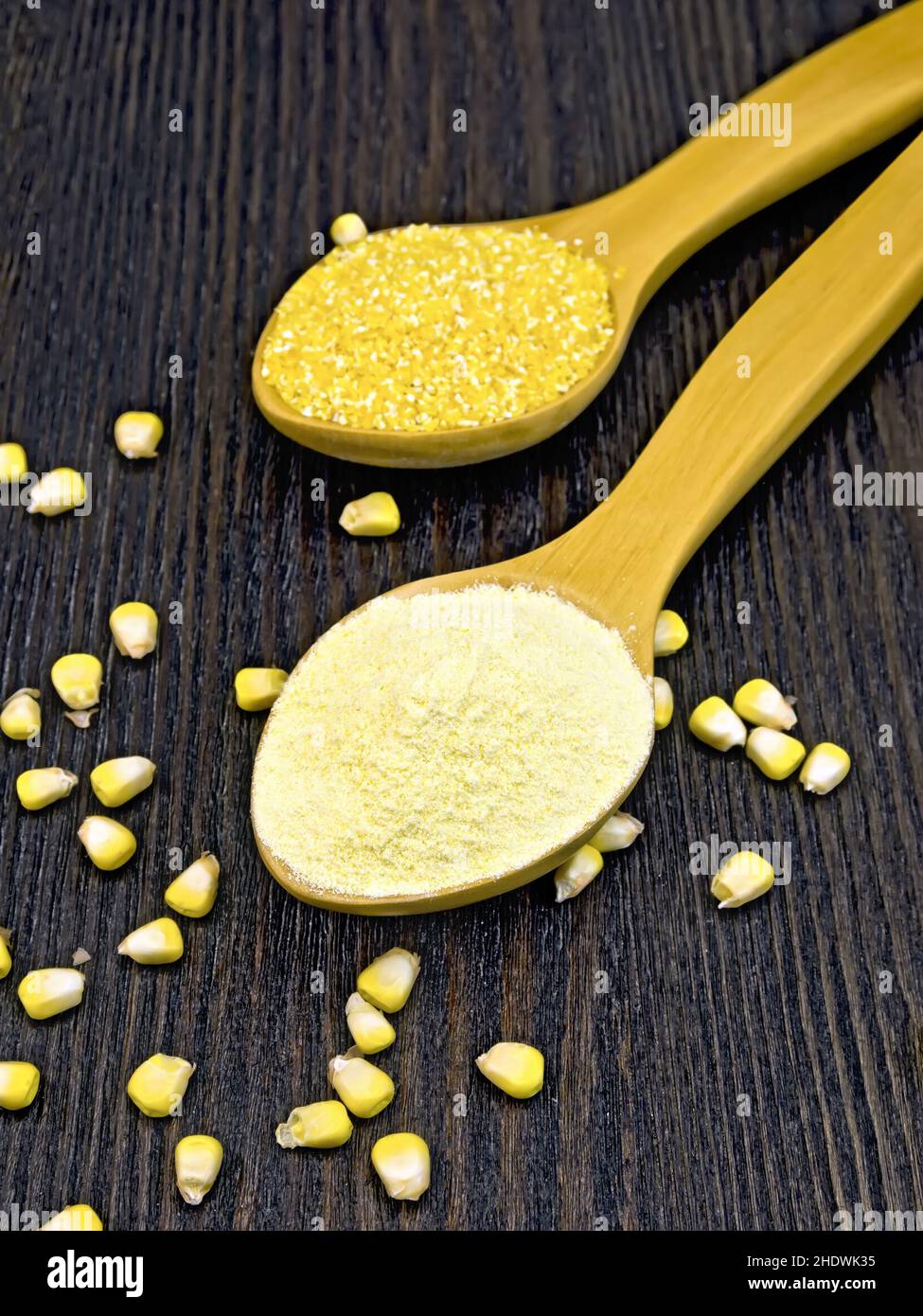 maize meal, maize flour, cornmeals Stock Photo Alamy