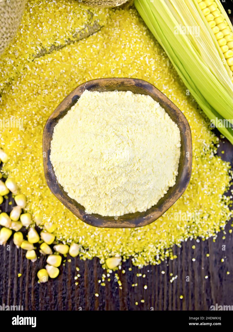 maize, maize meal, corn crops, cornmeals Stock Photo - Alamy