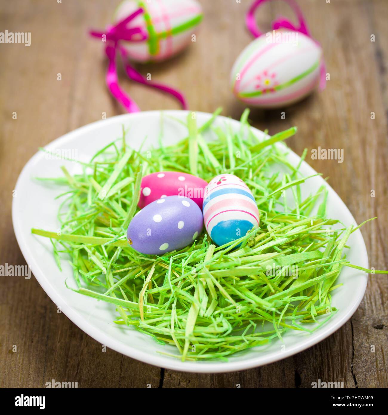 easter nest, easter decoration, easters, easter decorations Stock Photo
