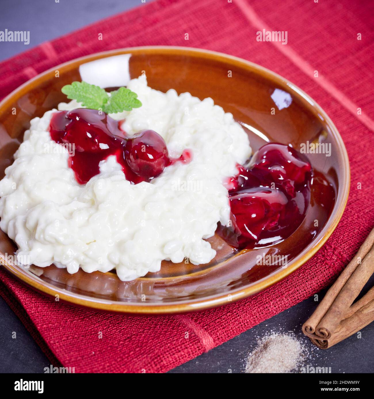 dessert, rice pudding, grout, desserts, grouts Stock Photo