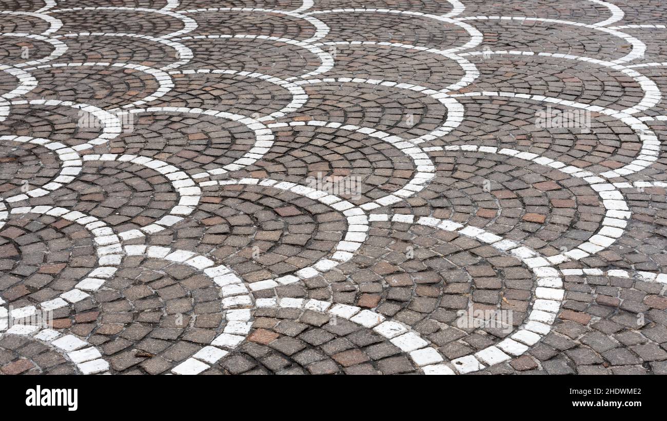 pattern, cobblestones, patterns, cobblestone Stock Photo