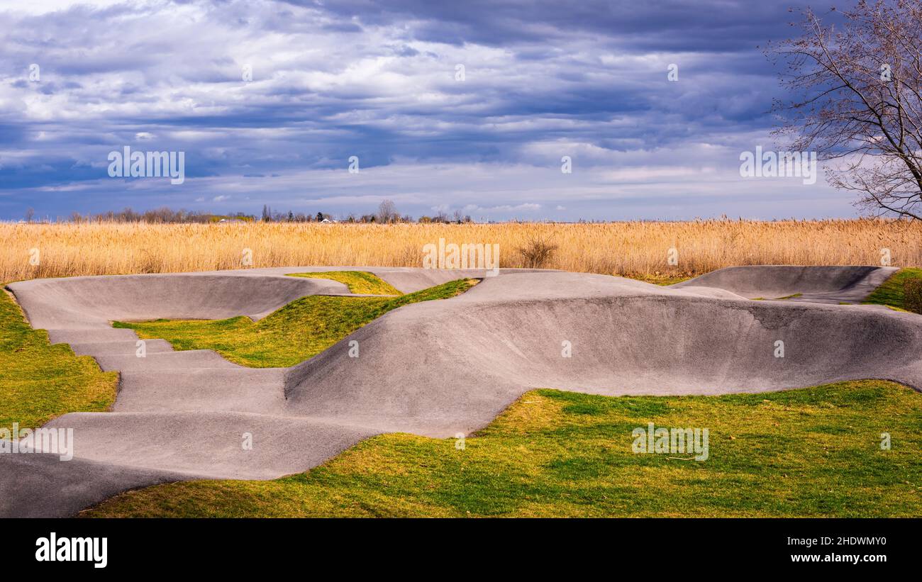 skating path Stock Photo