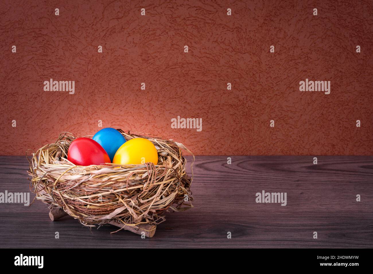 easter nest, easter eggs, easters, easter egg Stock Photo