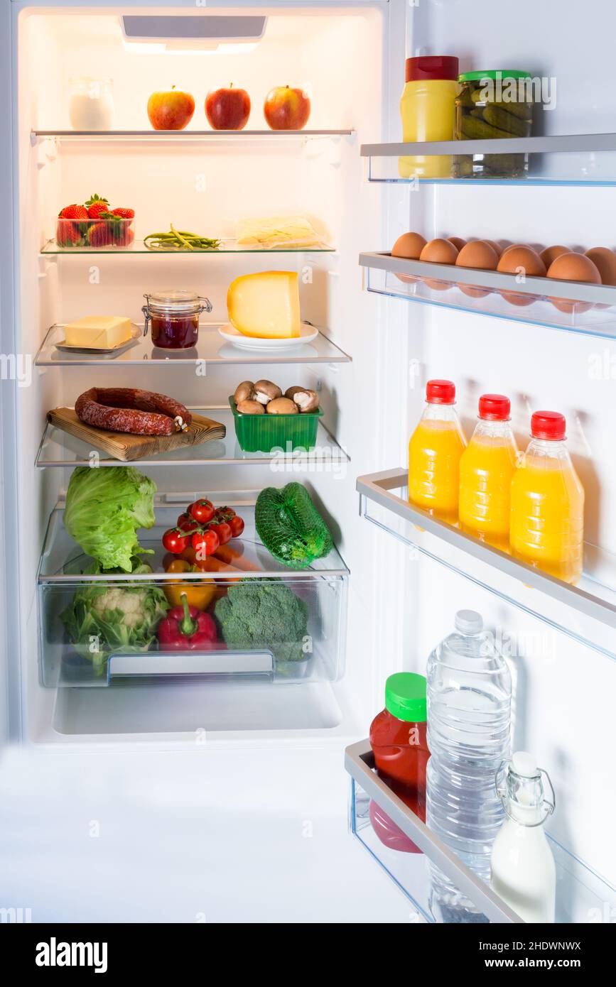 healthy diet, refrigerator, staple food, healthy, healthy food, low fat