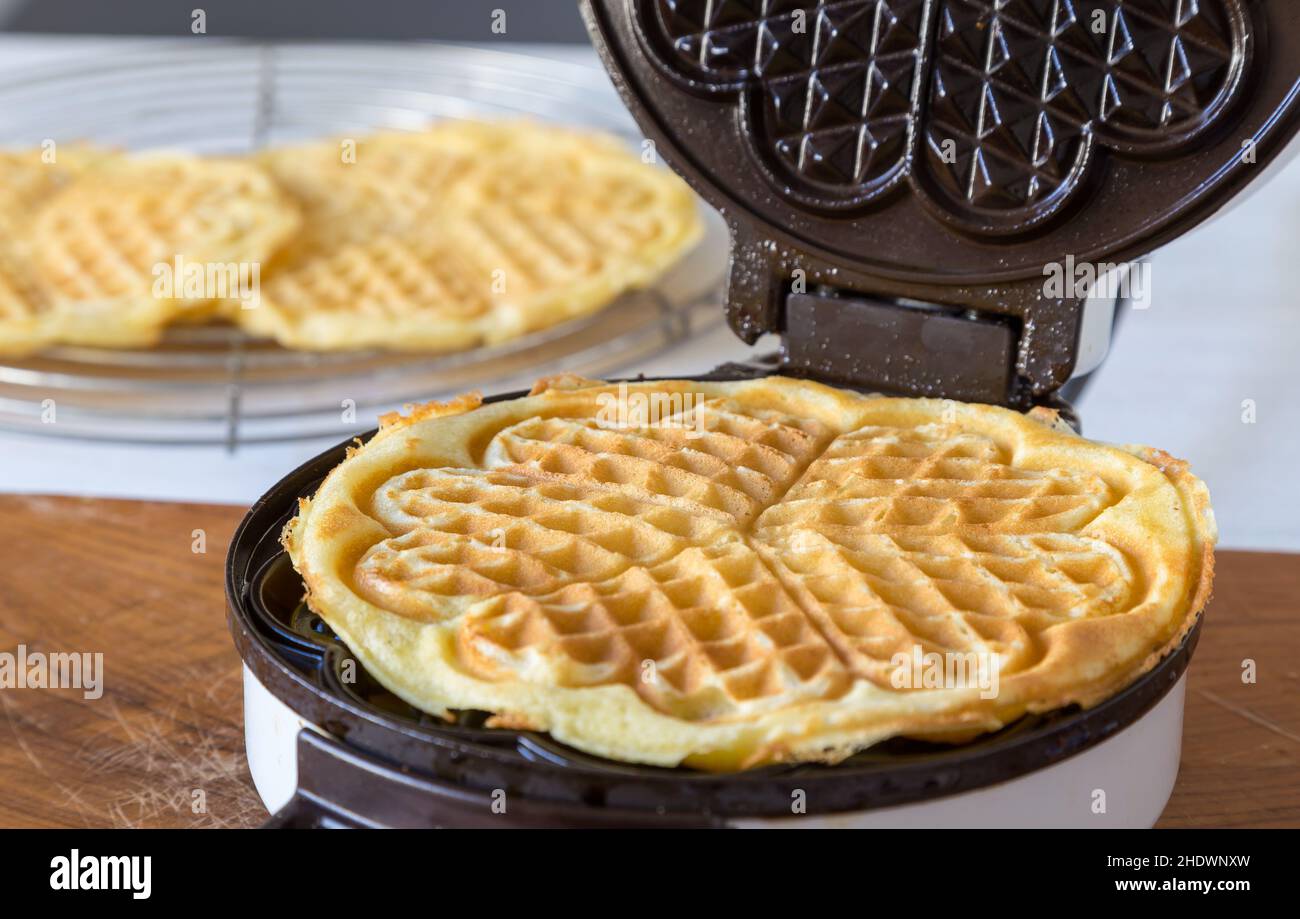 waffle, waffle iron, waffles, waffle irons Stock Photo Alamy