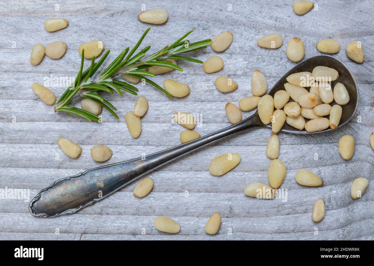 pine nuts, pine nut Stock Photo