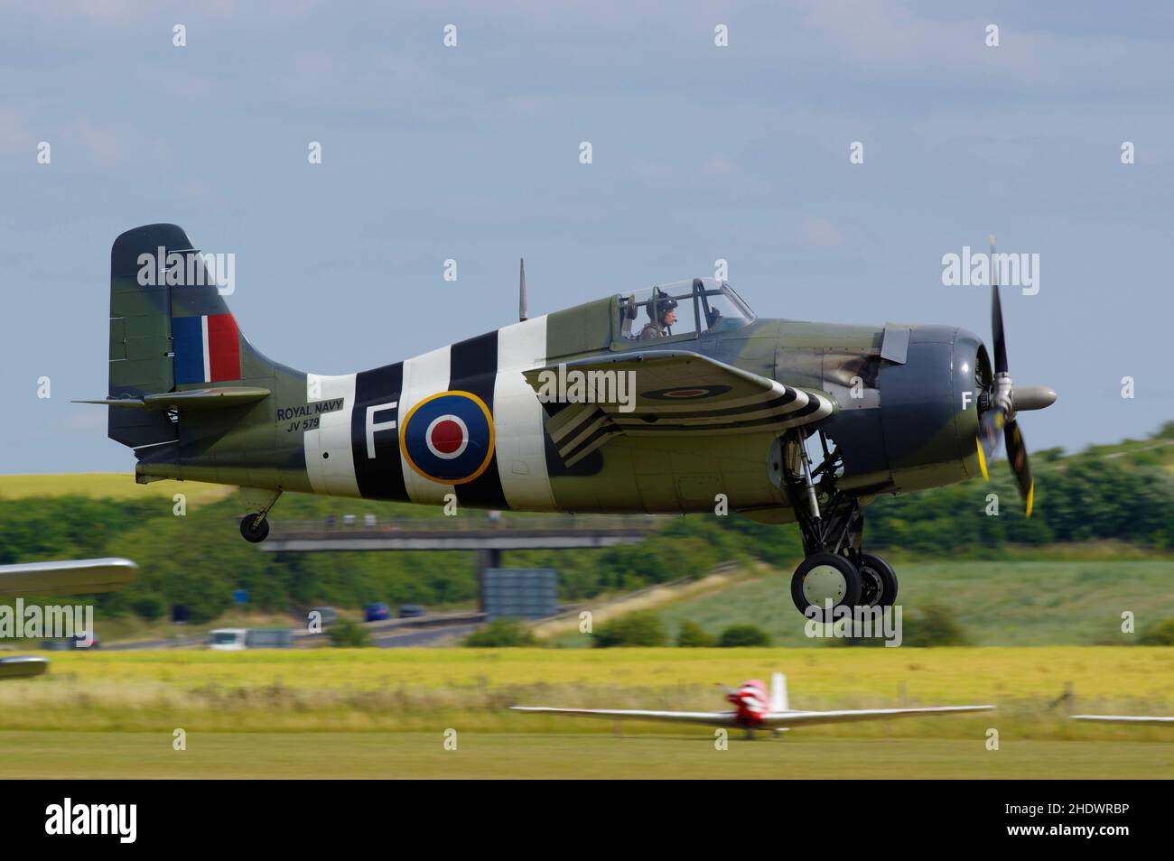 Grumman Wildcat FM -2 JV579, G-RUMW Stock Photo