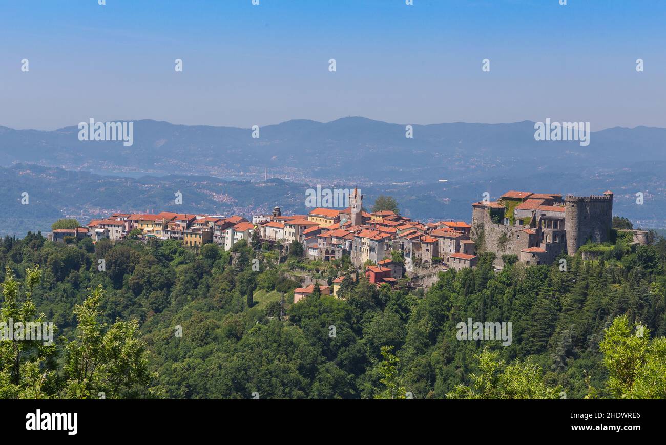 tuscany, fosdinovo, province of massa-carrara, tuscanies Stock Photo