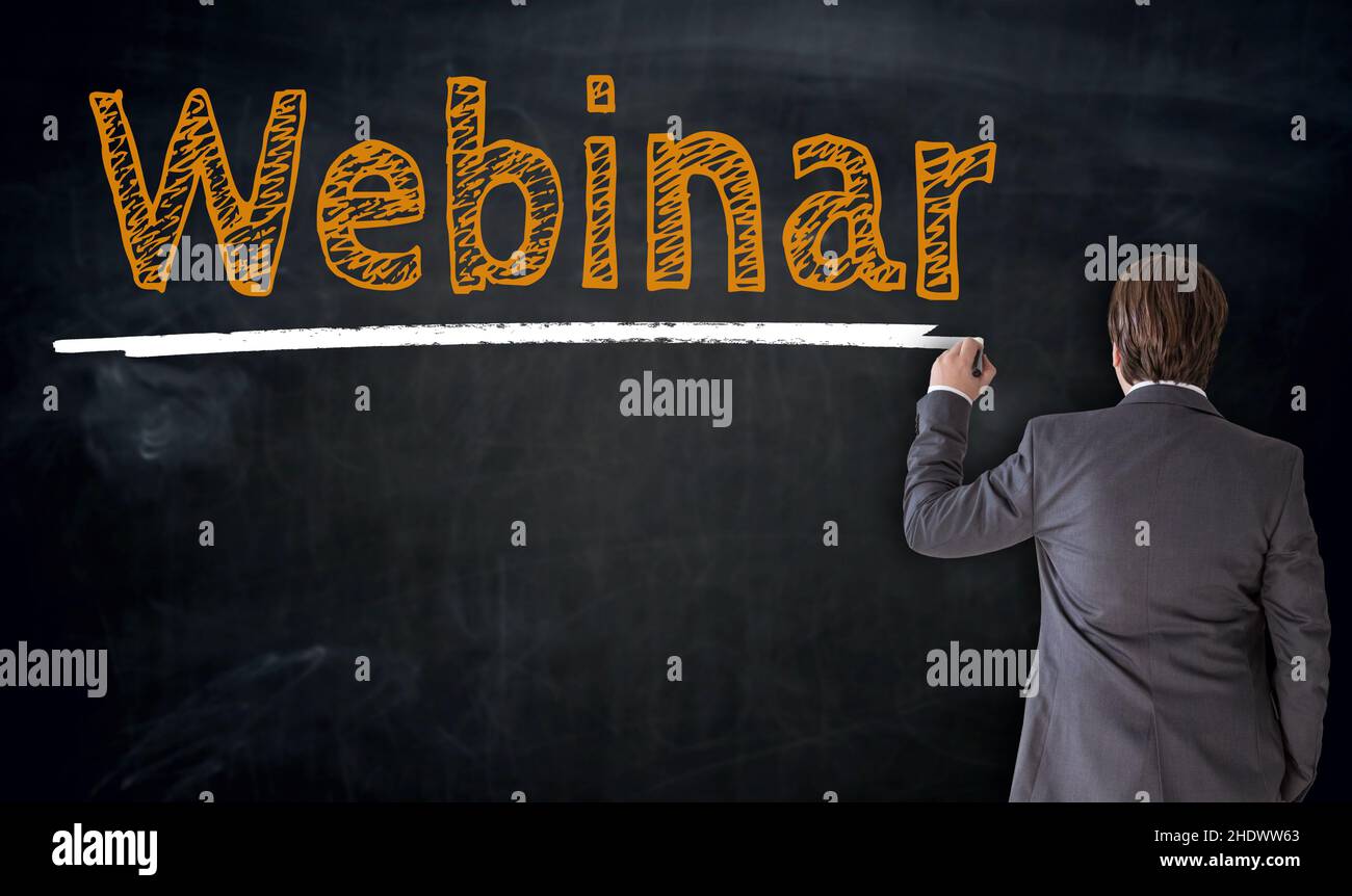 training, webinar Stock Photo