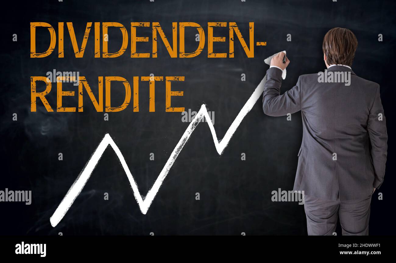 stock price, yield, dividend, stock, stock data, stock market, stock prices, stocks, trade, yields, dividends Stock Photo