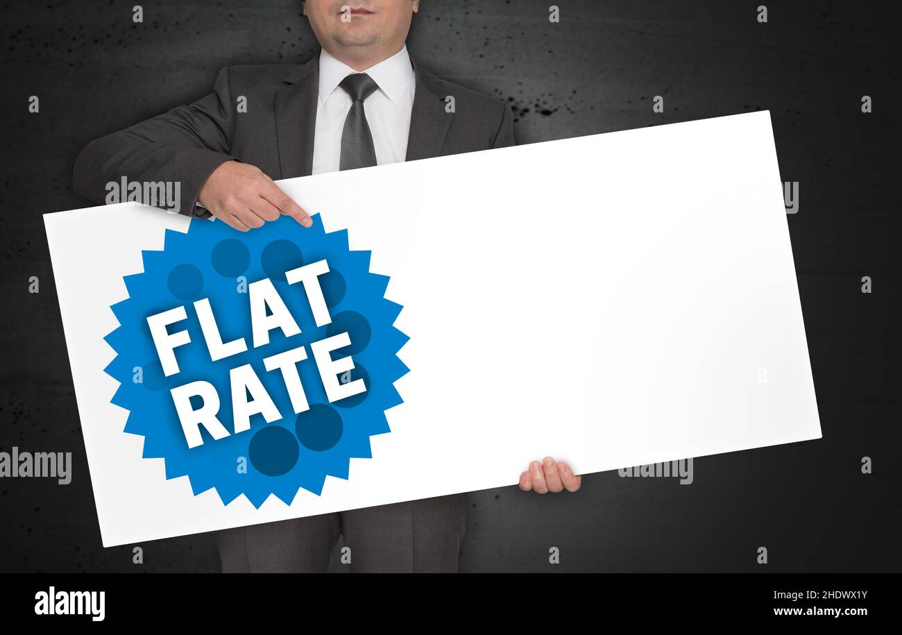 flatrate, tarif, all inclusive, flatrates Stock Photo