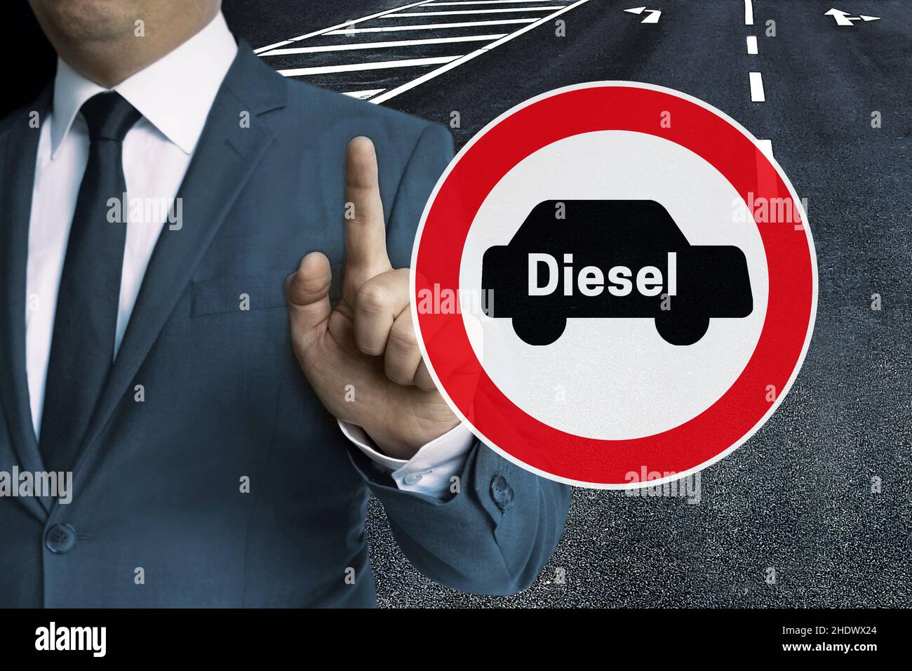diesel, driving forbidden, diesels, driving forbiddens Stock Photo Alamy