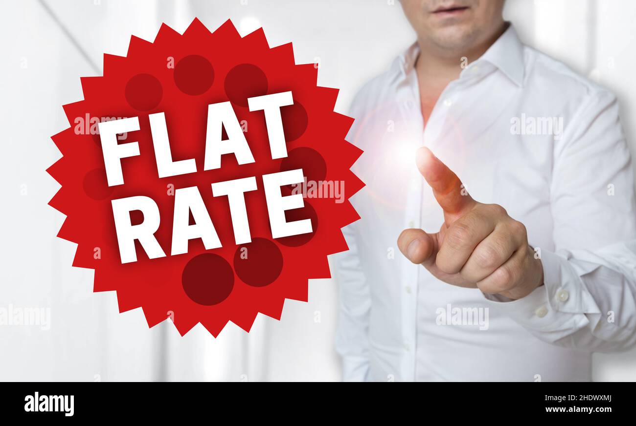 flatrate, tarif, all inclusive, flatrates Stock Photo