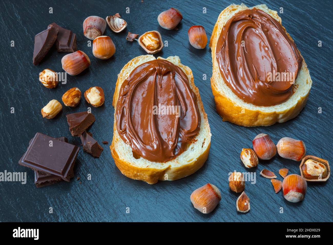 hazelnut spread, Chocolate spread, hazelnut spreads Stock Photo Alamy