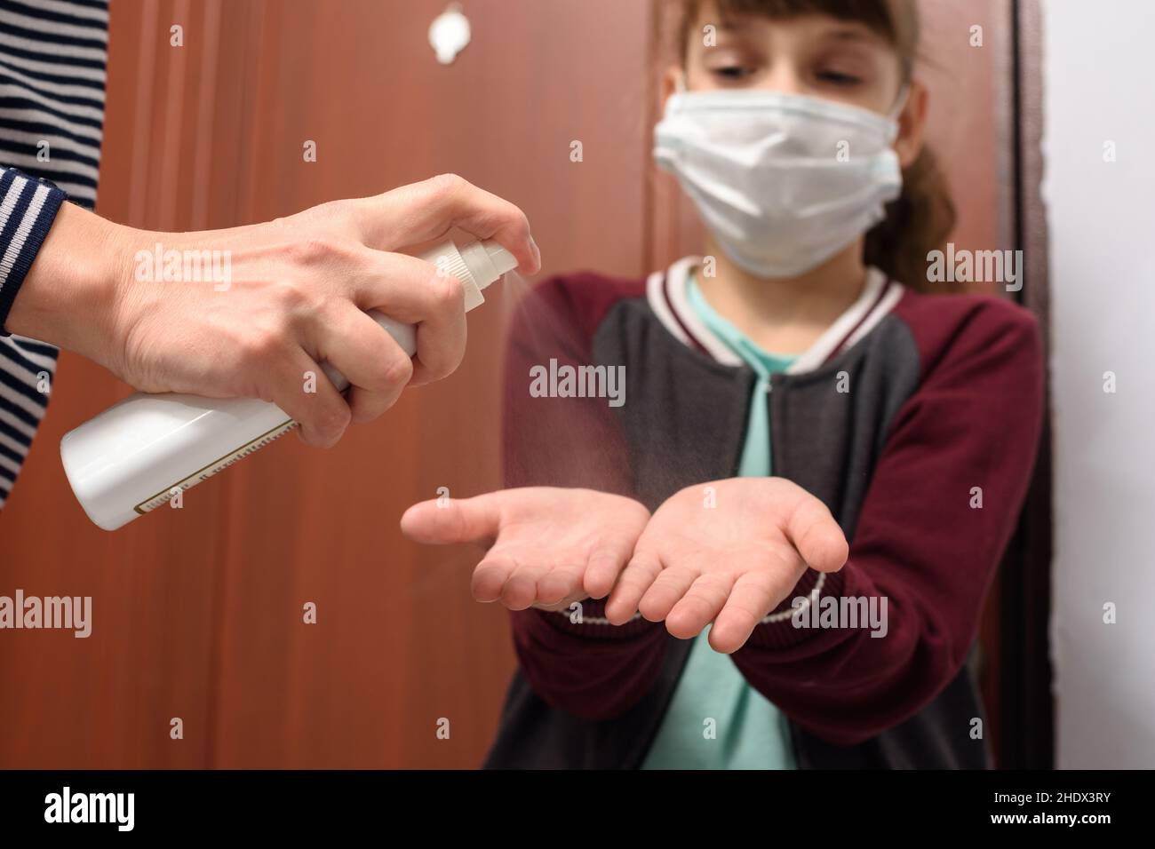 disinfection, corona virus, disinfections Stock Photo