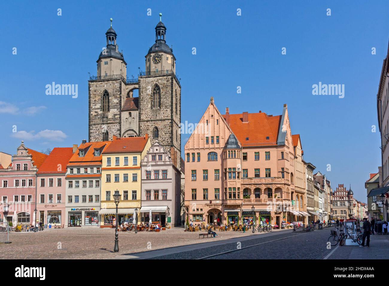 st mary's church, wittenberg, st mary's churchs, wittenbergs Stock