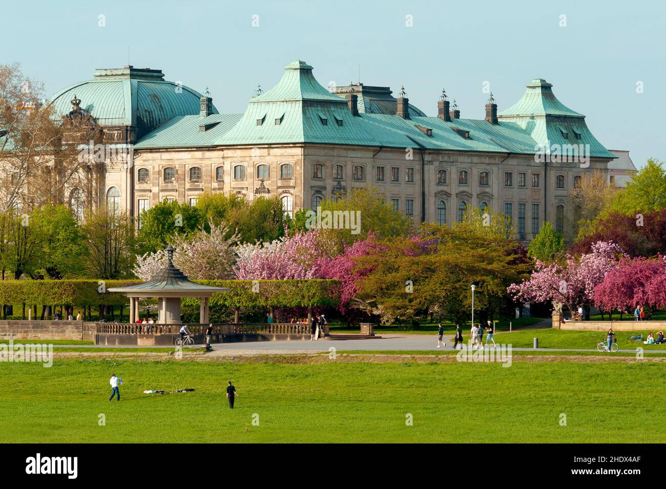 park, dresden, japanisches palais, parks, dresdens Stock Photo