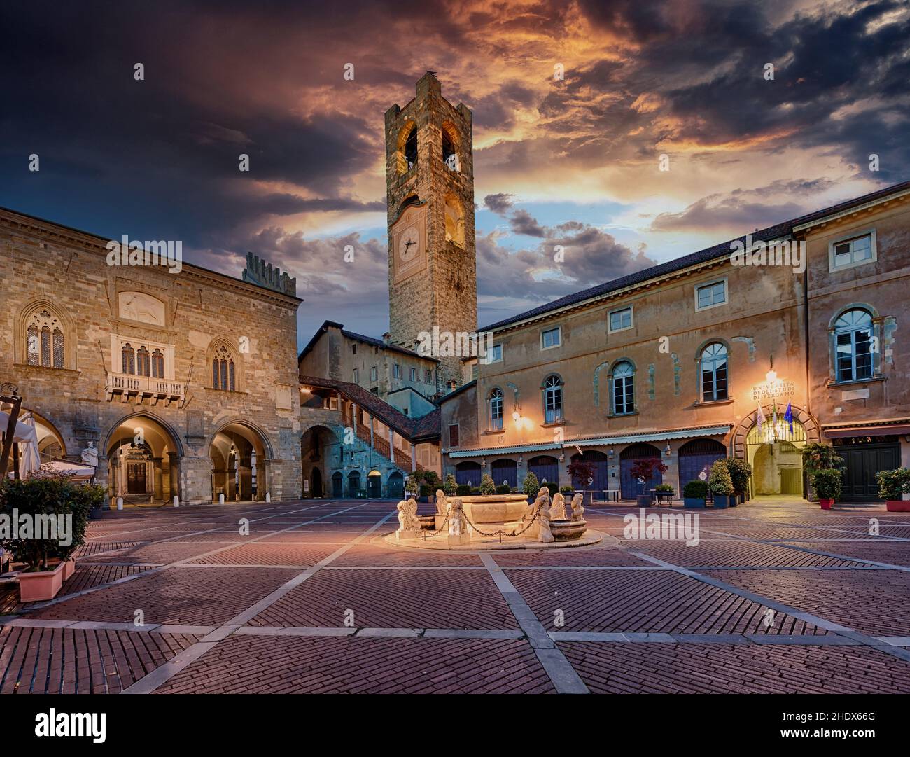 bergamo, bergamos Stock Photo