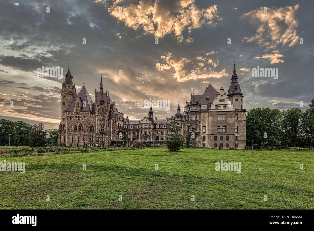 moschen castle Stock Photo